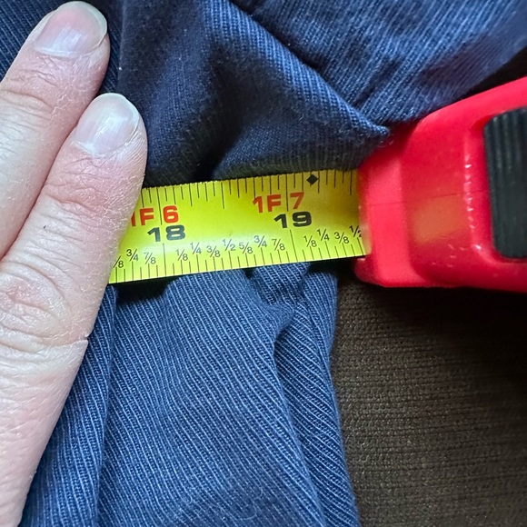 Tommy Hilfiger Blue Jean Military Jacket Brass 6 Buttons Sz XL/XG Extra Large. - Picture 15 of 16